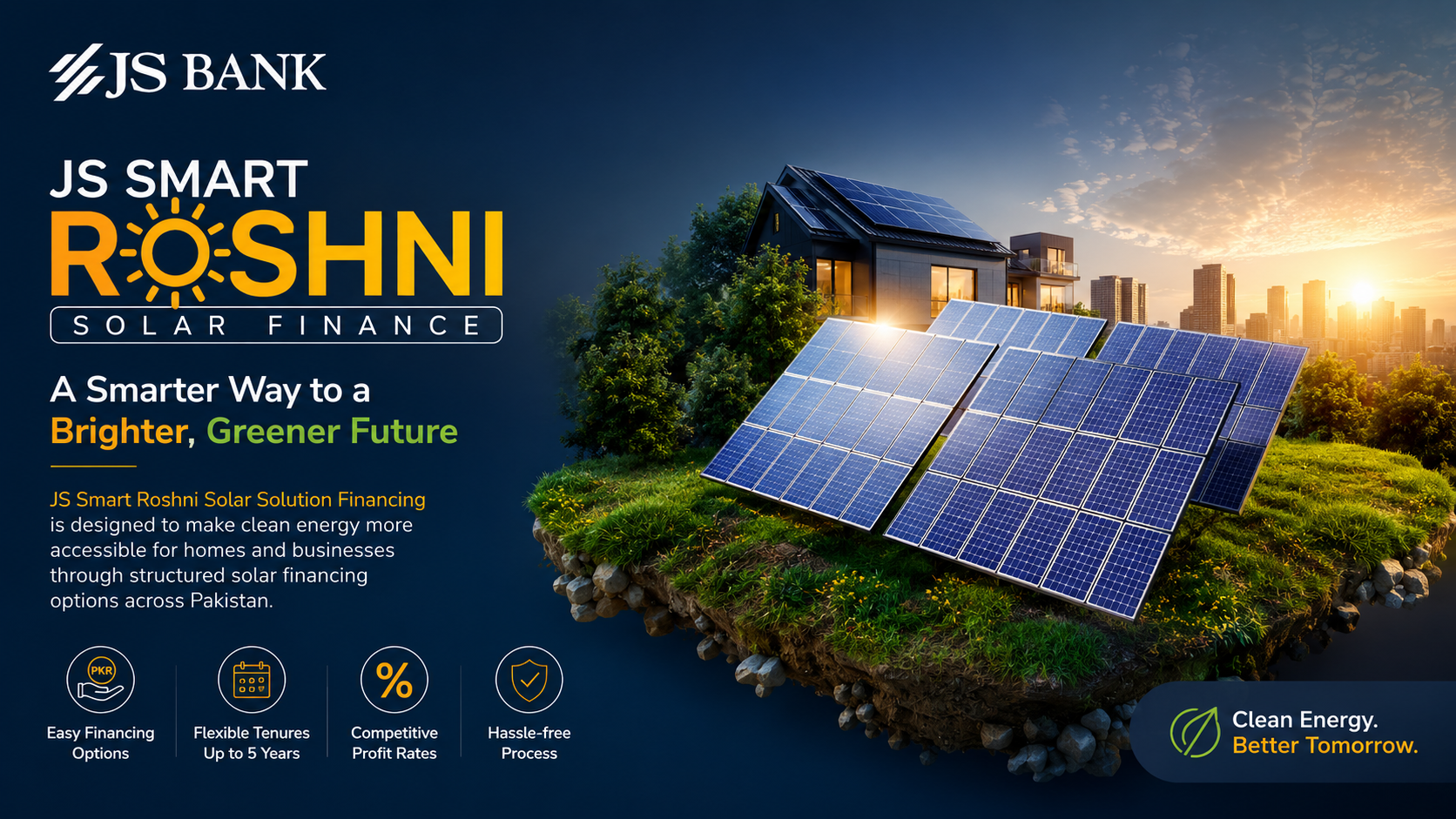 Reduce Electricity Costs With JS Smart Roshni Solar Financing